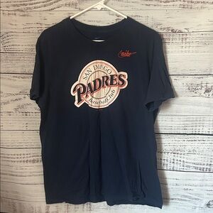 Nike San Diego Padres Navy Tee size large